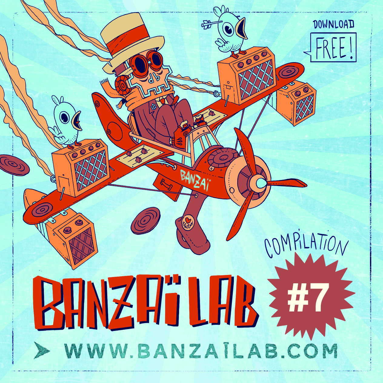 cover compil banzaï lab #7